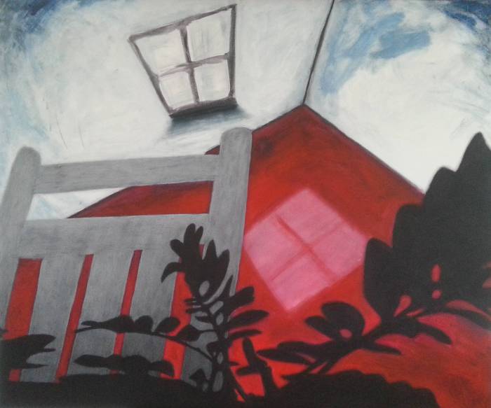 Vergessen der Tag, 2014, 100x120 cm