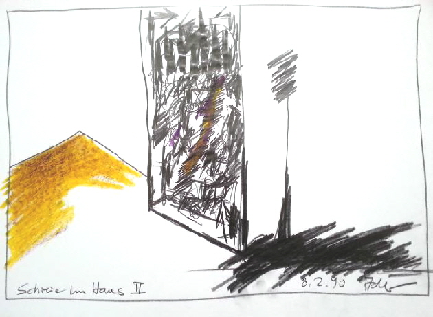 1990-02-08 Schreie im Haus II, Mischtechnik02